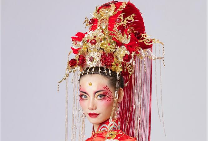 創(chuàng)意妝容---丹鳳朝陽