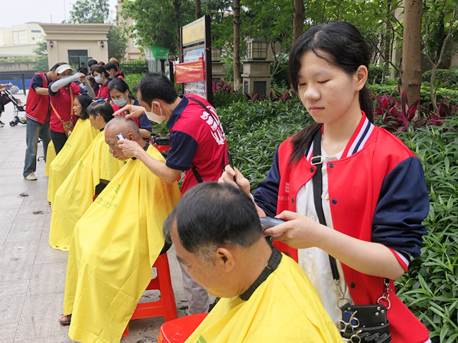 廣西免費(fèi)理發(fā)活動：森林假日外小區(qū)專場