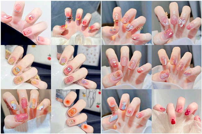 夏日清透美甲賞析，告訴你廣西學(xué)美甲哪里有實(shí)力