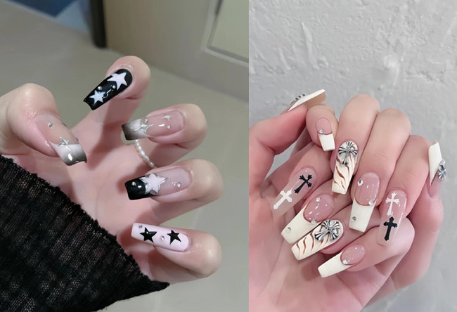 甜辣風夏日美甲，廣西美甲款式造型學校推薦