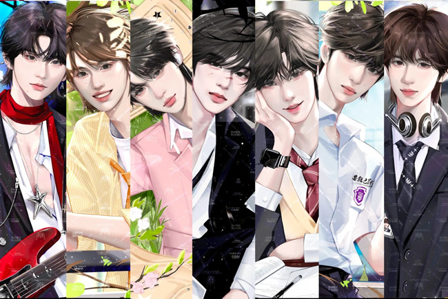 時代少年團漫畫美甲，廣西美甲師網(wǎng)紅推薦