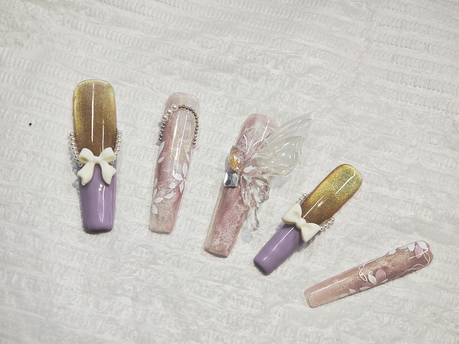 貓眼雕藝美甲，南寧美甲培訓(xùn)新手