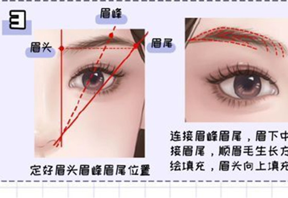 方圓臉如何畫眉？化妝新手入門教程